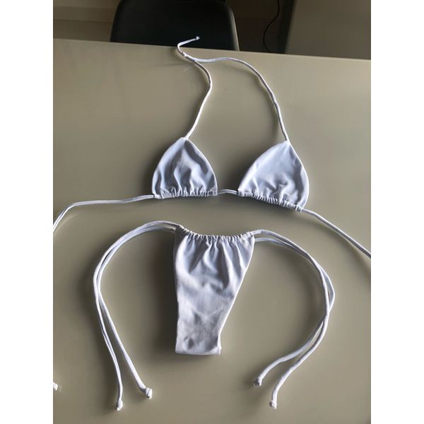 Conjunto Cortininha Básico Mya Branco