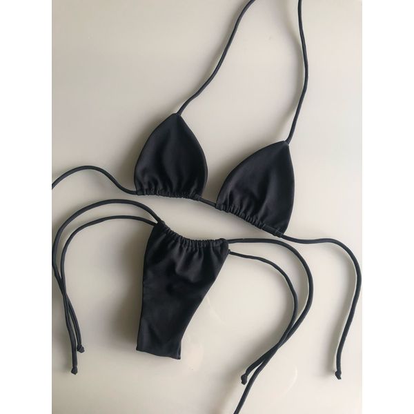 Conjunto Cortininha Básico Mya Cinza Chumbo