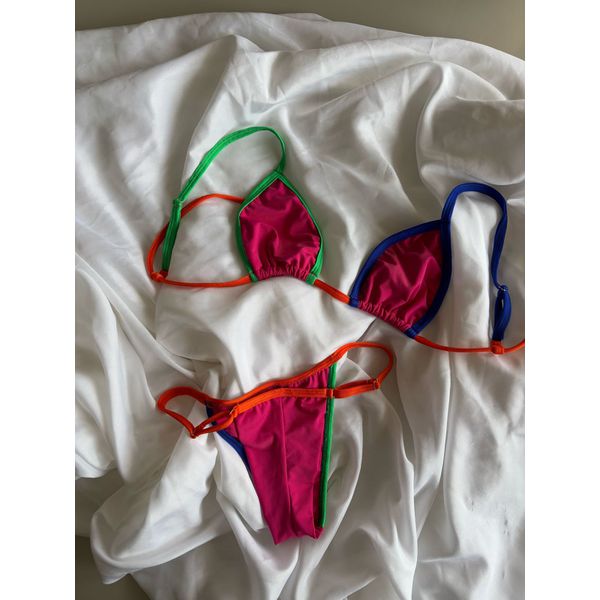 Conjunto Cortininha Colorful