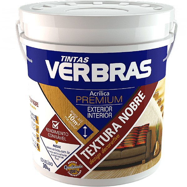 Textura Premium Nobre Verbras Externa-Interna 30Kg