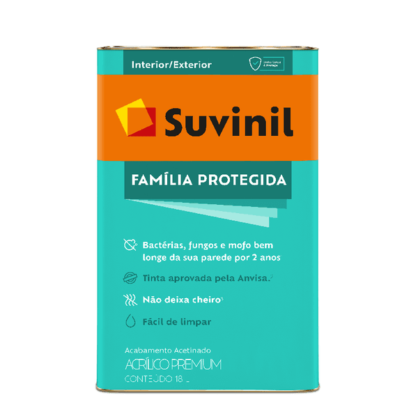 Tinta Acrílica Suvinil Família Protegida Interna Externa Lata 18L