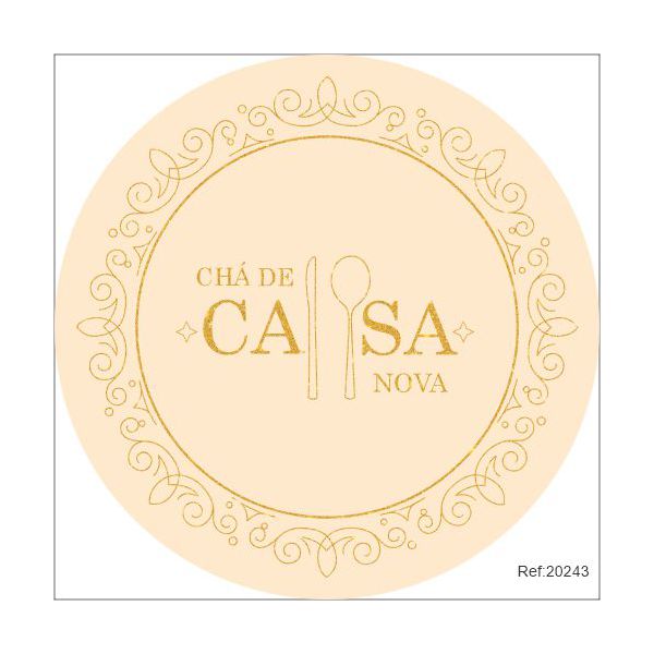 Painel Chá de Casa Nova Em Tecido 1,50x1,50 c/elástico