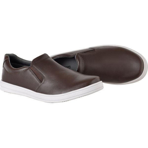 Slip Masculino CRshoes Elastico laterial Cafe 