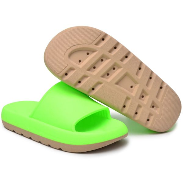 Chinelo Slide Sandalia Nuvem Super Confortavel Leve Crshoes Verde