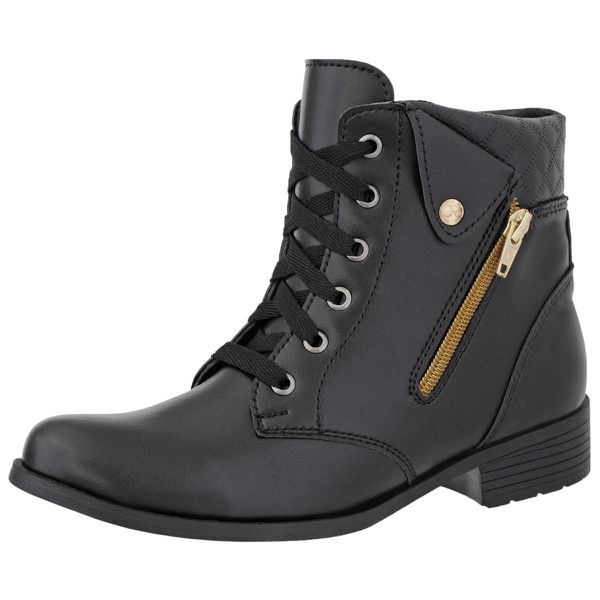 Coturno Feminino Preto CRshoes 