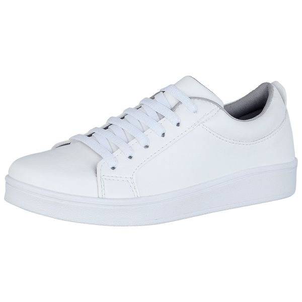 T nis Casual Masculino Calce F cil Branco CRSHOES