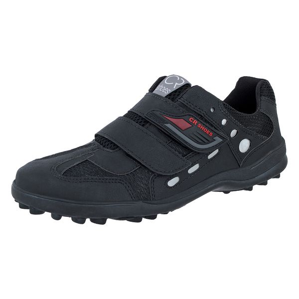 Sapatilha Bike Adventure Velcro Crshoes Preto Tecido