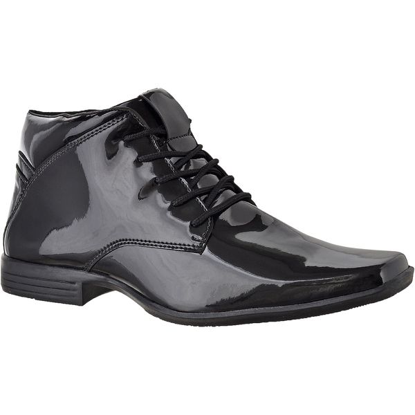Bota verniz masculina 2025