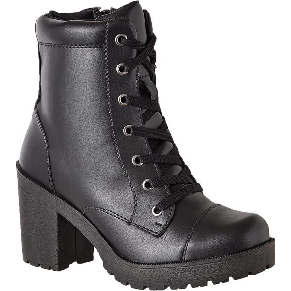 Coturno feminino tratorado CRshoes preto