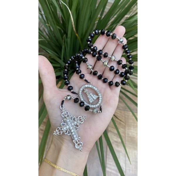 Terço Nossa Senhora Aparecida - Preto