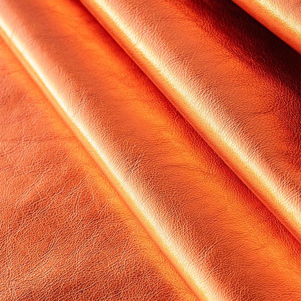 Couro Soft Metalizado ESP.10/12 COR Orange