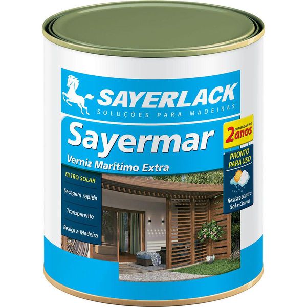 Verniz Para Madeira Sayermar Maritimo Extra 0,75l