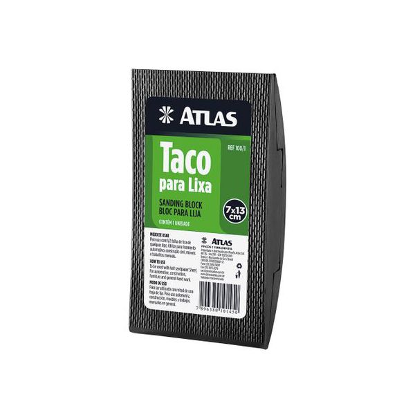 Taco Para Lixa 100/1 Atlas