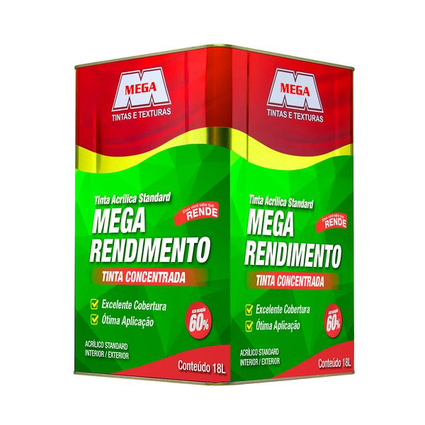 Tinta Acrílica Standard Mega Rendimento 18l