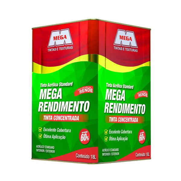 Tinta AcrÍlica Standard Mega Rendimento 18l