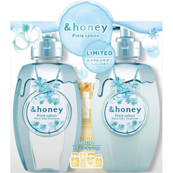  &Honey Pixie Savon Limited Pair Set - Shampoo 440 ml+ Treatment 440 g