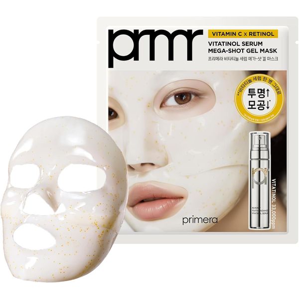 PRIMERA OFFICIAL Vitaminol Serum Mega Shot Gel Mask 1 Set - 34g 