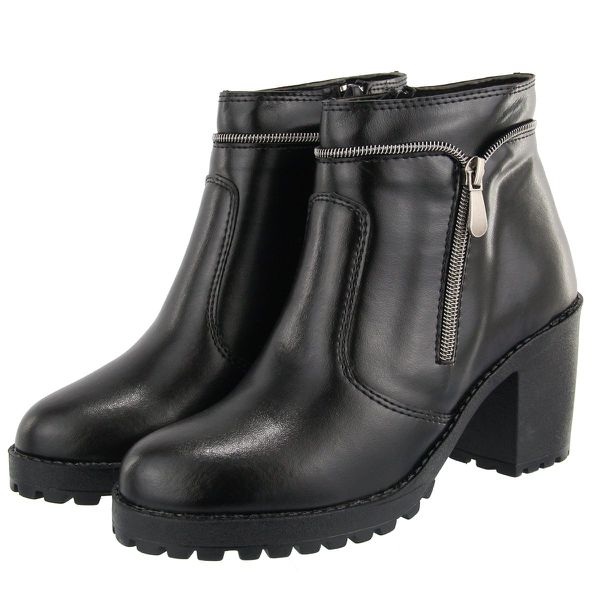 Coturno Lady Com Ziper Lateral