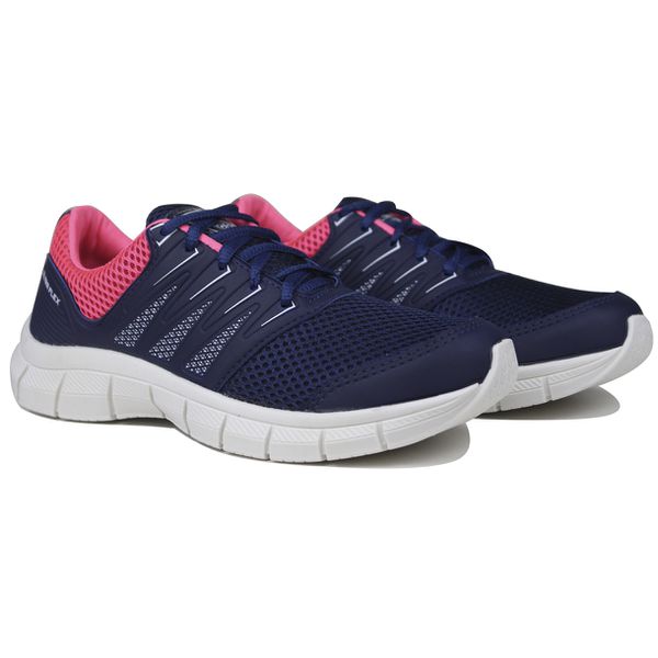 Tênis Ultraflex Marinho Rosa