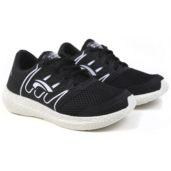 Tênis Flex Confort Infantil Preto Branco