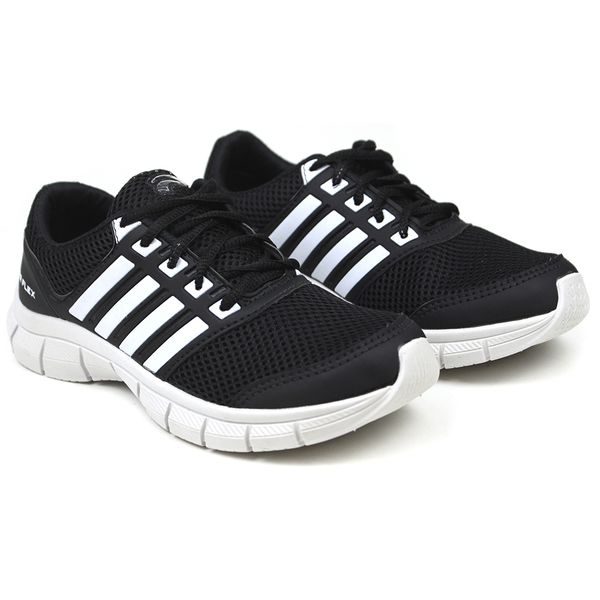 Tênis Flex Confort Preto e Branco