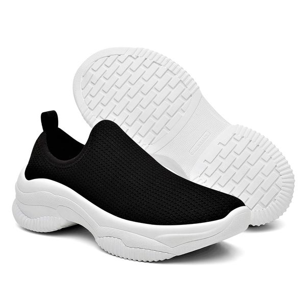 T nis Meia Esportivo Feminino Preto DALLUP S