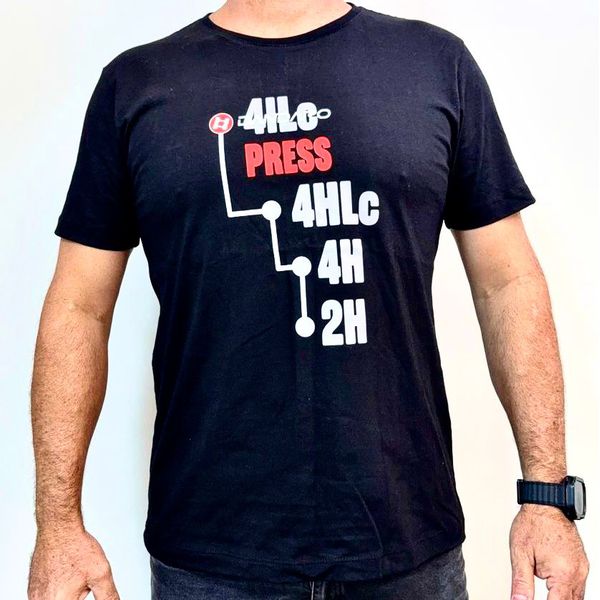 Camiseta Dandaro 100% algodão Reduzida Preta 