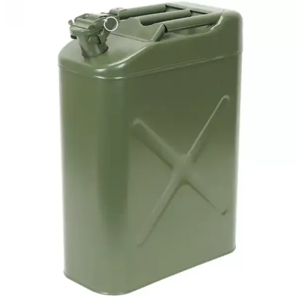 Galão De 20 Litros Combustivel Metal Verde Militar 