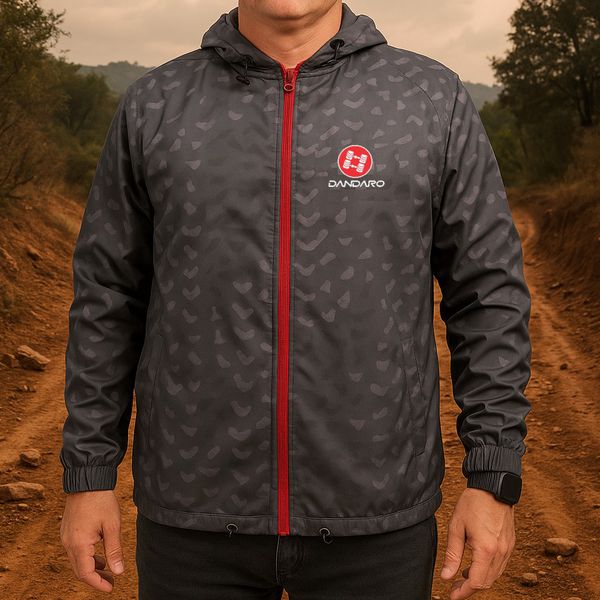 Jaqueta Corta-vento Dandaro Poliamida 1ª Linha Resistente a Agua - Camuflada