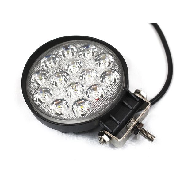 Farol De Led 42w Redondo 14 Leds - Unidade