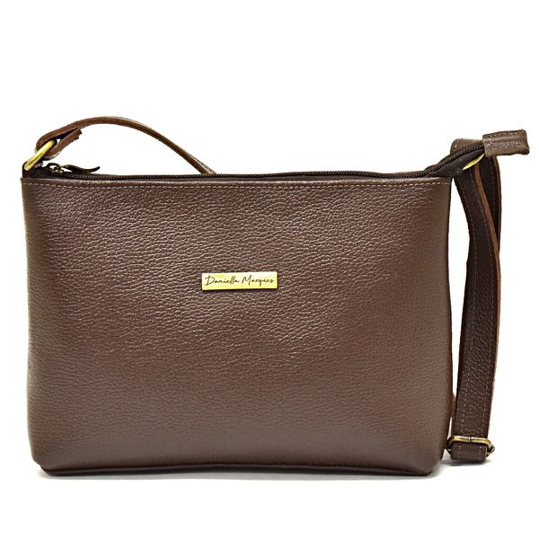 Bolsa Feminina Pequena Transversal chocolate DM-22