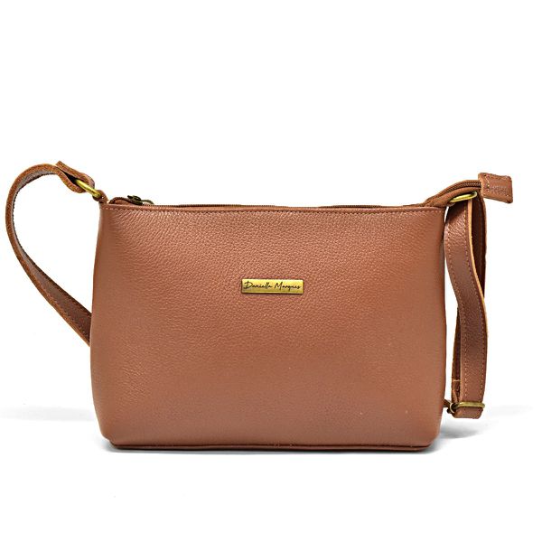 Bolsa Feminina Pequena Transversal Caramelo DM-22