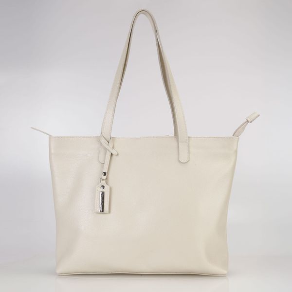 Bolsa Feminina Grande sacola couro legitimo OFF WHITE ref:DM-25 