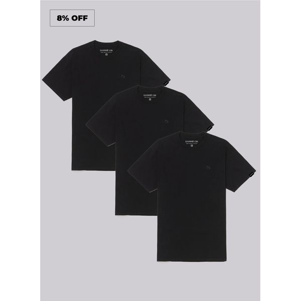 Kit 3 SmarT Shirt Pretas