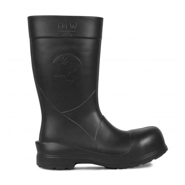 Bota Eva Cano Longo Bico Composite Impermeavel E Termica Preta Ca51813 