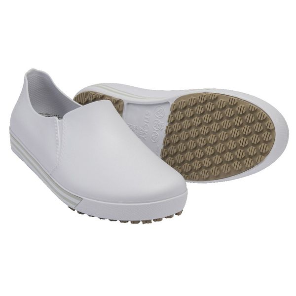 TENIS OCUPACIONAL POLIMERO BRANCO STICKY WOMAN COM FACHETE STW-F-BCA CA44589