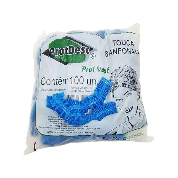 TOUCA SANFONADA PCT C/ 100 UNIDADES