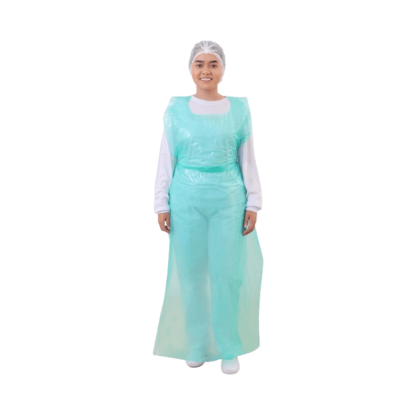 AVENTAL DESCARTAVEL POLIETILENO AZUL OCEANO CA30361