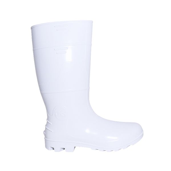 BOTA PVC SAFETY BOOTS CANO ALTO SEM FORRO BRANCA 6033BSF CA42149