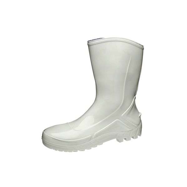 BOTA PVC CANO MEDIO COM FORRO BRANCA 110VFLEXF-BR CA42291