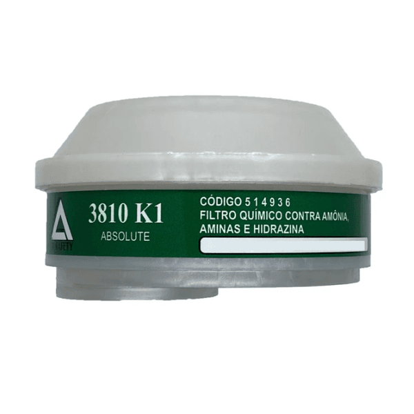 FILTRO QUIMICO 3810 K1 VO P/ MASCARA AIR SAFETY