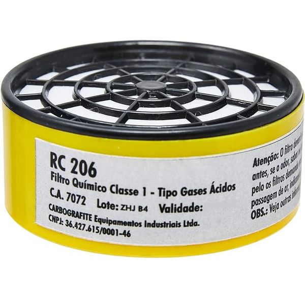 FILTRO QUIMICO GA RC206 P/ MARCARA CG306 CA7072