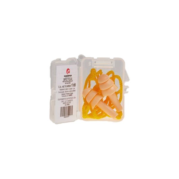 PROTETOR AURICULAR SPOT PLUG 17DB AMARELO CA49710