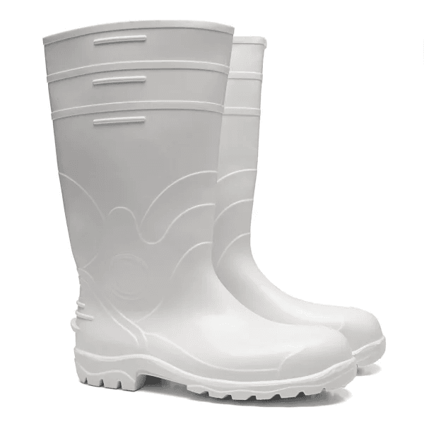 BOTA PVC CANO LONGO SEM FORRO 85BPL600 BRANCA CA37455