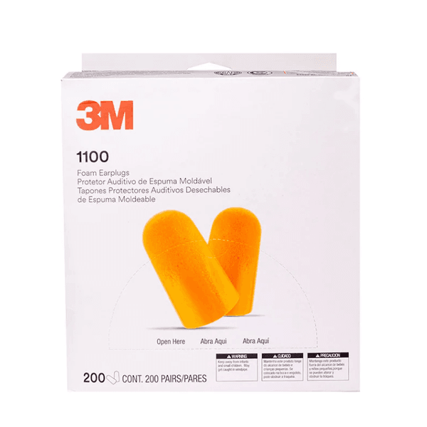 PROTETOR AURICULAR INS 1100 DESCARTAVEL ESPUMA S/ CORDAO 16DB 200UND CA5674