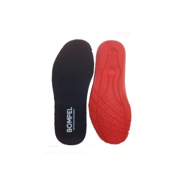 PALMILHA PU PRETO/VERMELHO REF. 26650