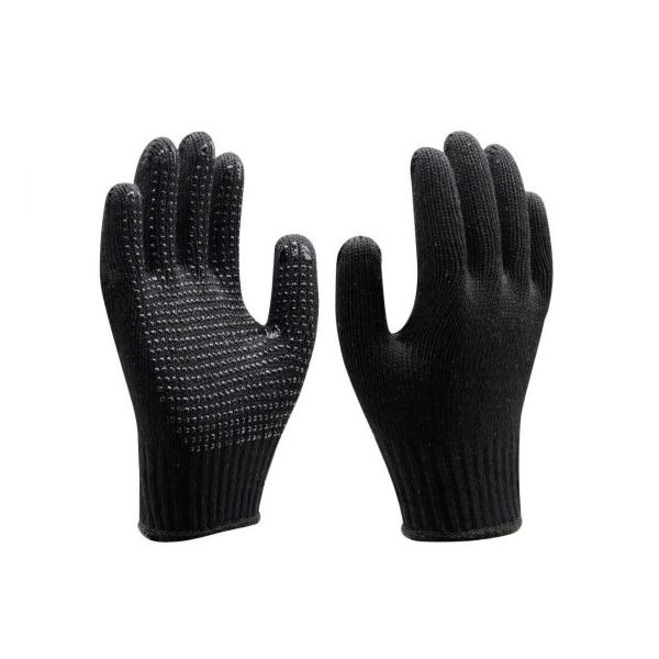 LUVA TRICOTADA 4 FIOS PIGMENTADA SS-PIG PRETA CA33818