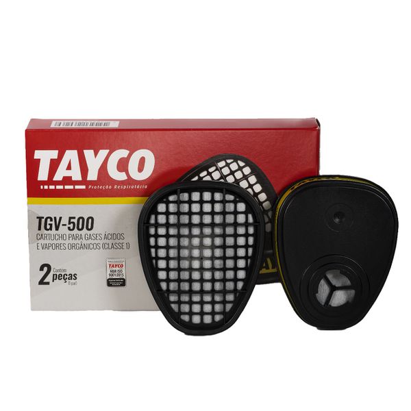CARTUCHO QUIMICO TGV-500 VAPOR ORGANICO E GASES ACIDOS (PAR)