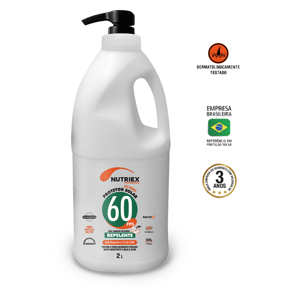 PROTETOR SOLAR FPS 60 1/3 COM REPELENTE UVA 2LT