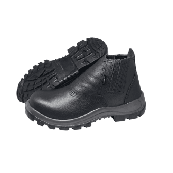 Botina de Segurança com Elástico em Vaqueta Bidensidade Bico de Aço CBEC CA40828